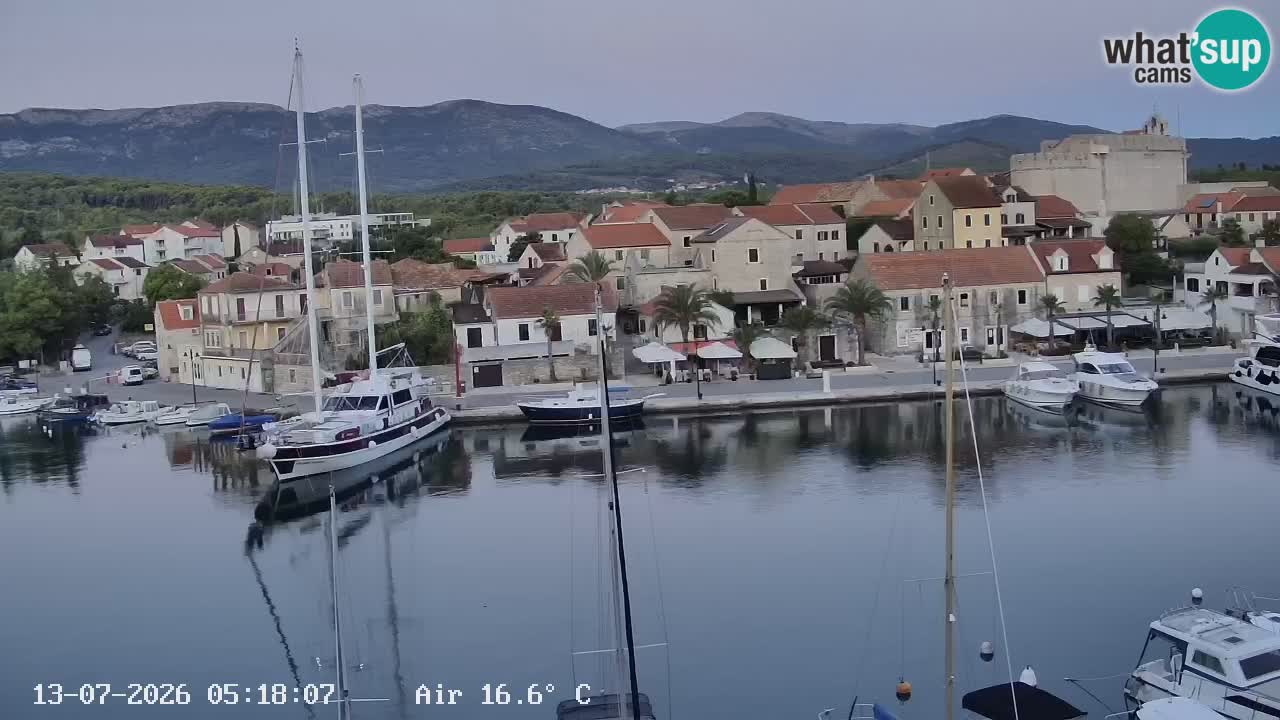 Livecam Hvar Vrboska marina | Île de Hvar | Dalmatia