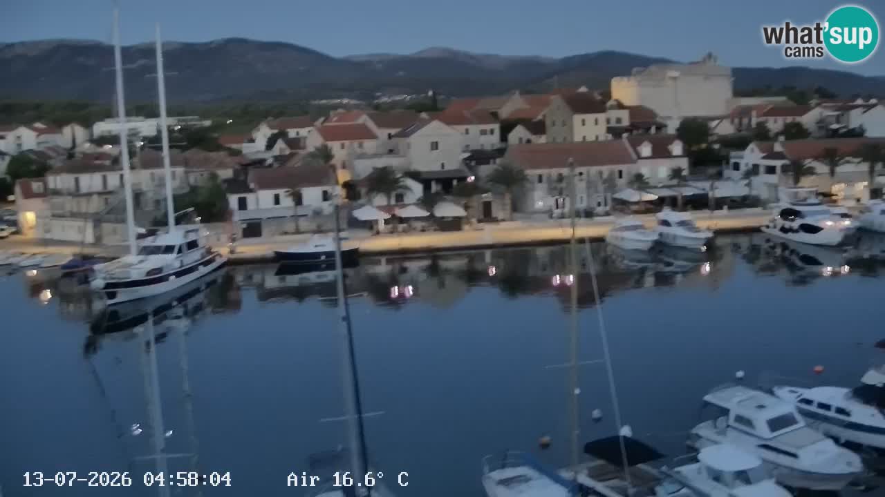 Livecam Vrboska marina | Hvar island | Dalmatia
