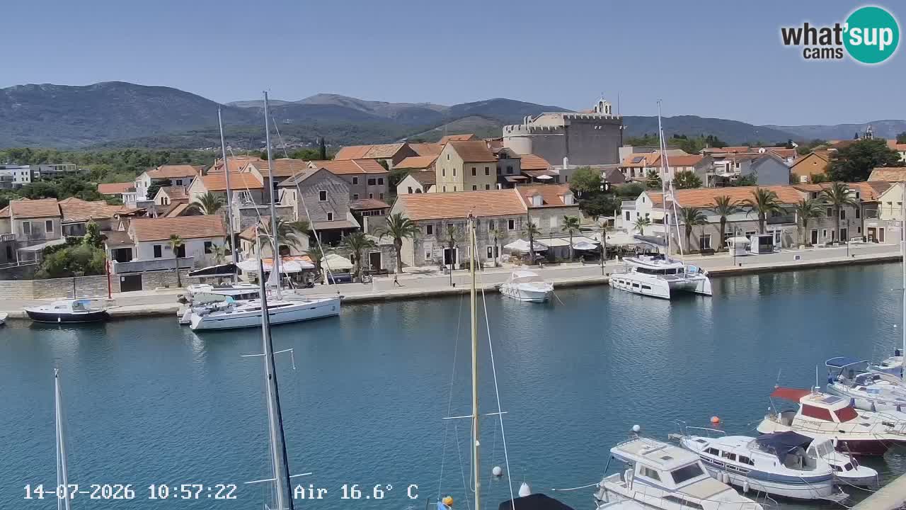 Livecam Vrboska marina | Hvar island | Dalmatia