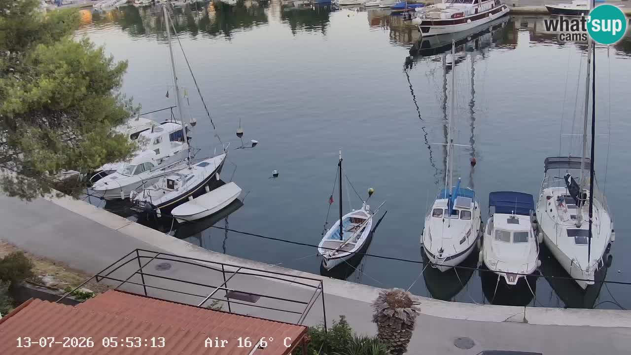 Webcam Vrboska marina | Hvar Insel | Dalmatien