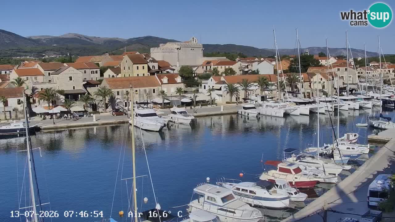 Web kamera Hvar Vrboska marina | otok Hvar | Dalmacija