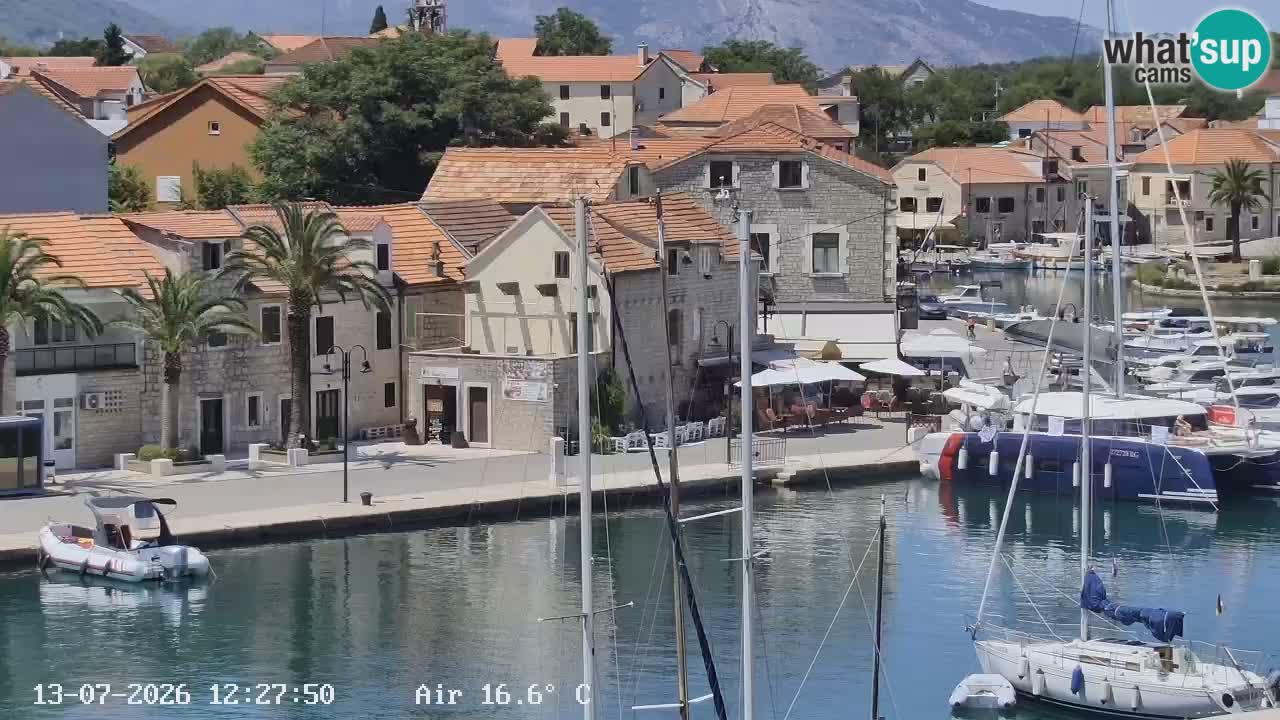 Webcam Vrboska marina | Hvar Insel | Dalmatien