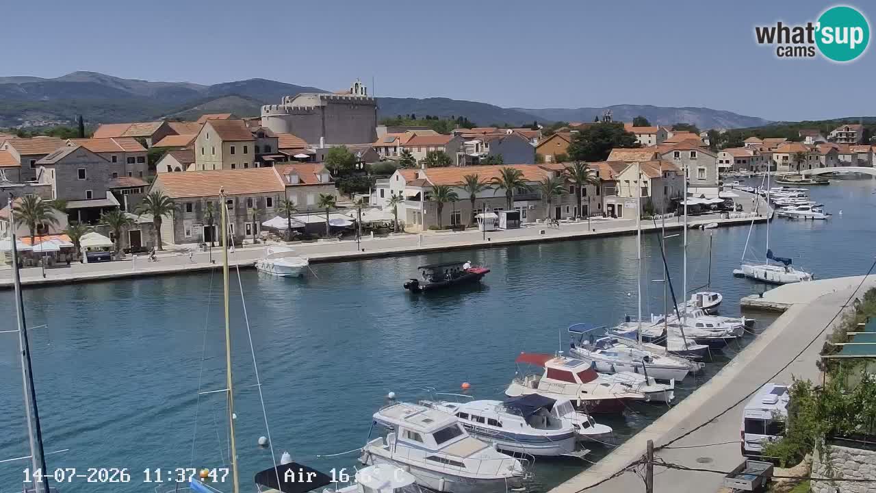 Webcam Hvar Vrboska marina | Dalmazia