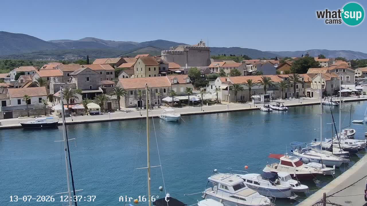 Webcam Hvar Vrboska marina | Dalmazia