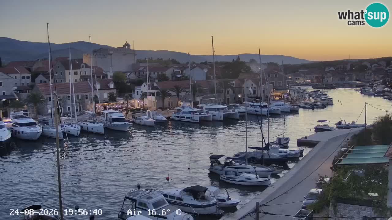Webcam Hvar Vrboska marina | Dalmazia