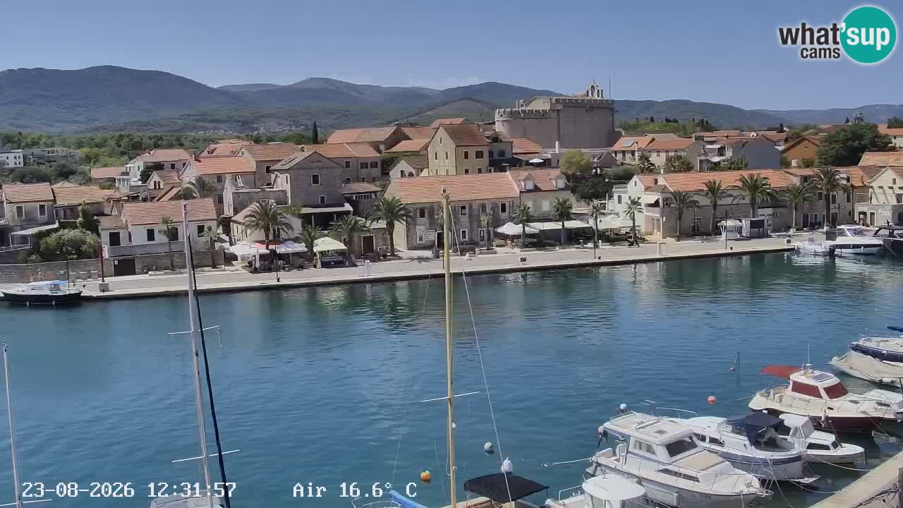 Webcam Hvar Vrboska marina | Dalmazia