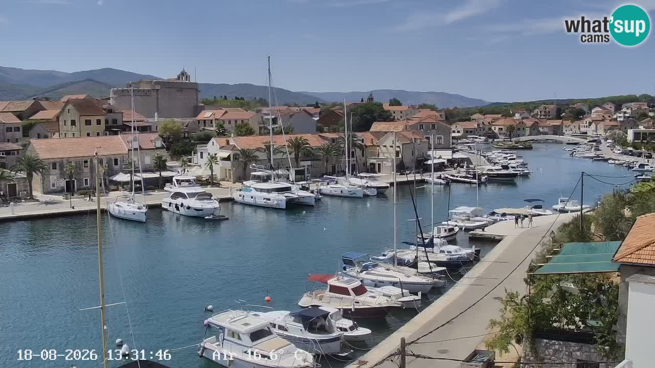 Webcam Hvar Vrboska marina | Dalmazia