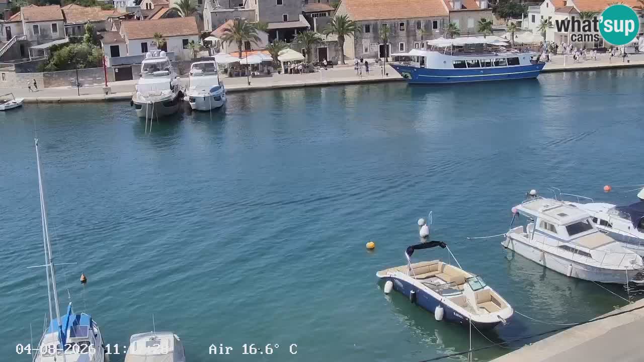 Webcam Vrboska marina | Hvar Insel | Dalmatien