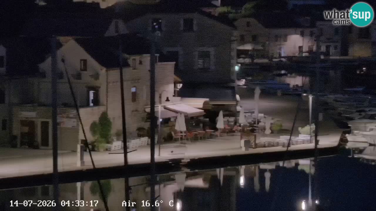 Webcam Vrboska marina | Hvar Insel | Dalmatien