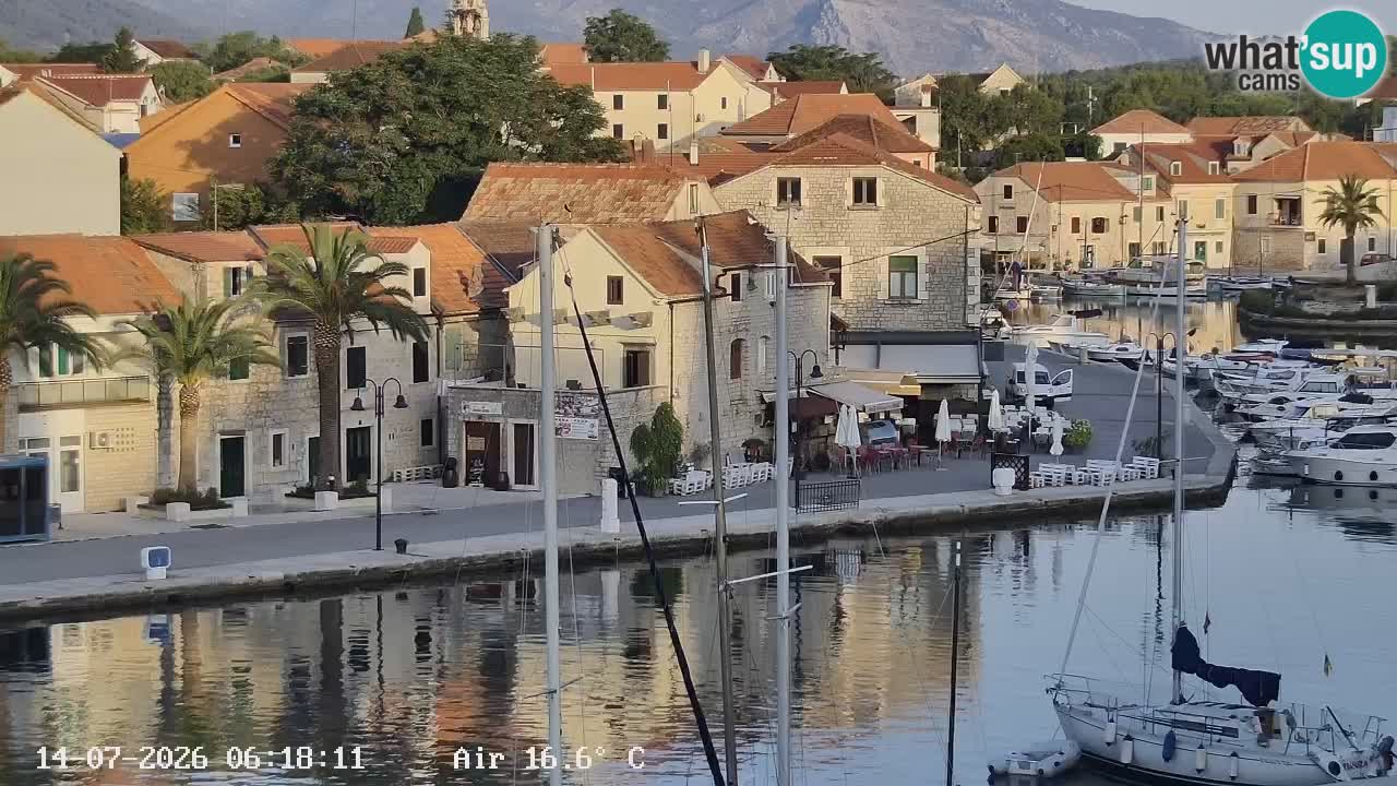 Webcam Vrboska marina | Hvar Insel | Dalmatien