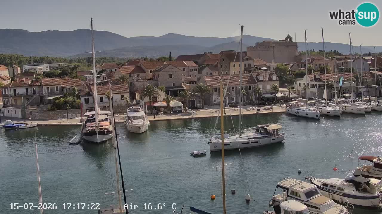 Webcam Vrboska marina | Hvar Insel | Dalmatien