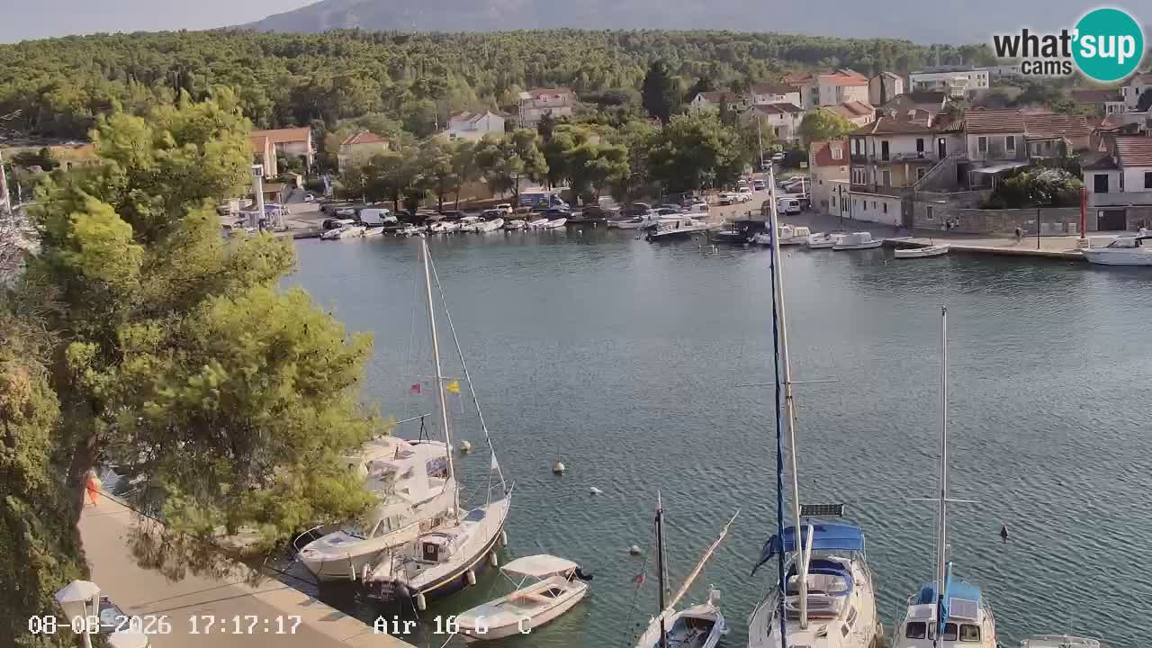 Livecam Vrboska marina | Hvar island | Dalmatia
