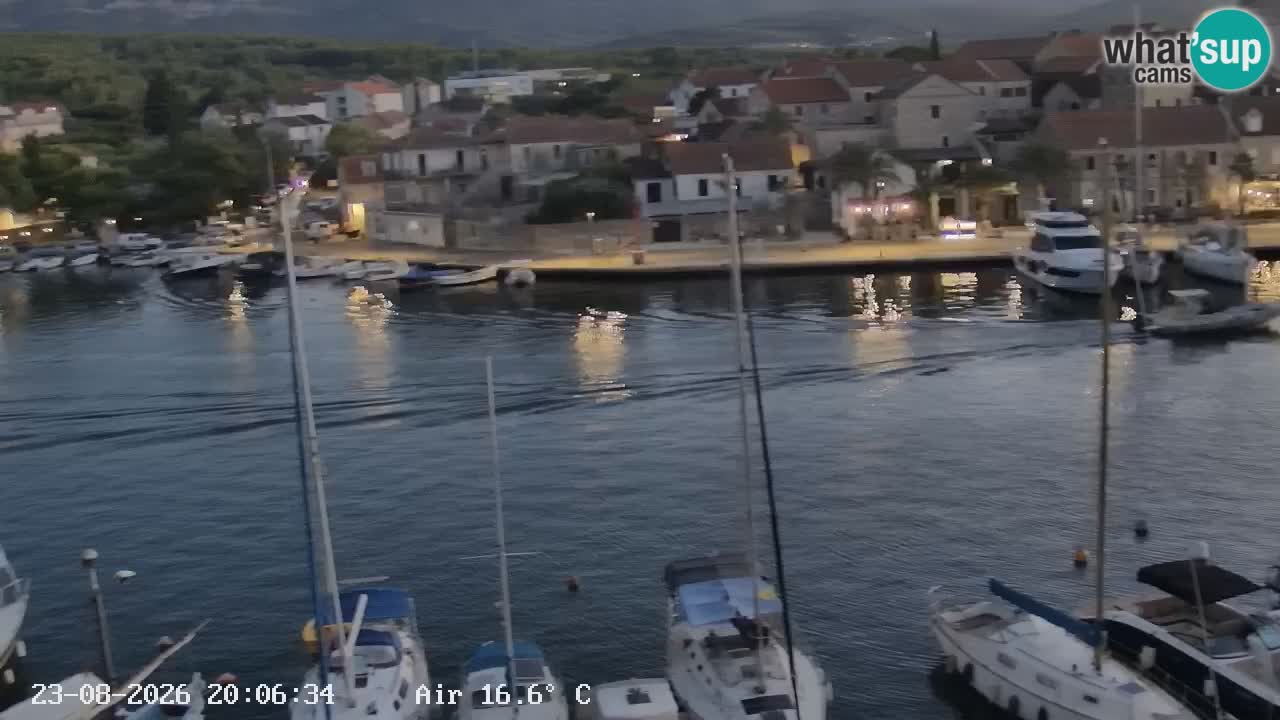 Livecam Vrboska marina | Hvar island | Dalmatia