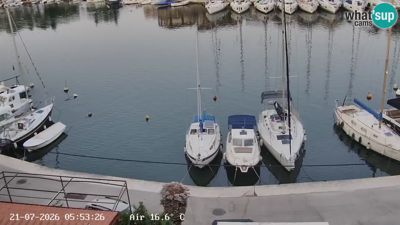 Webcam Vrboska marina | Hvar Insel | Dalmatien