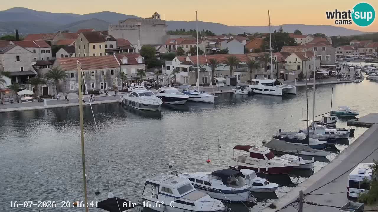 Webcam Hvar Vrboska marina | Dalmazia