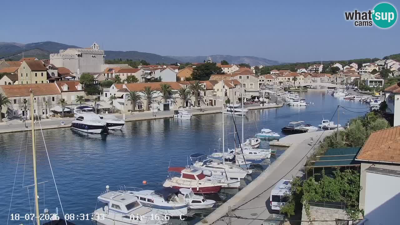 Webcam Vrboska marina | Hvar Insel | Dalmatien