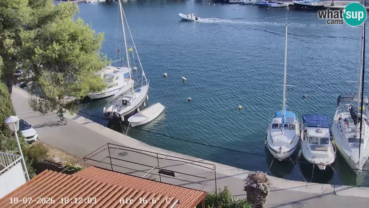 Livecam Vrboska marina | Hvar island | Dalmatia