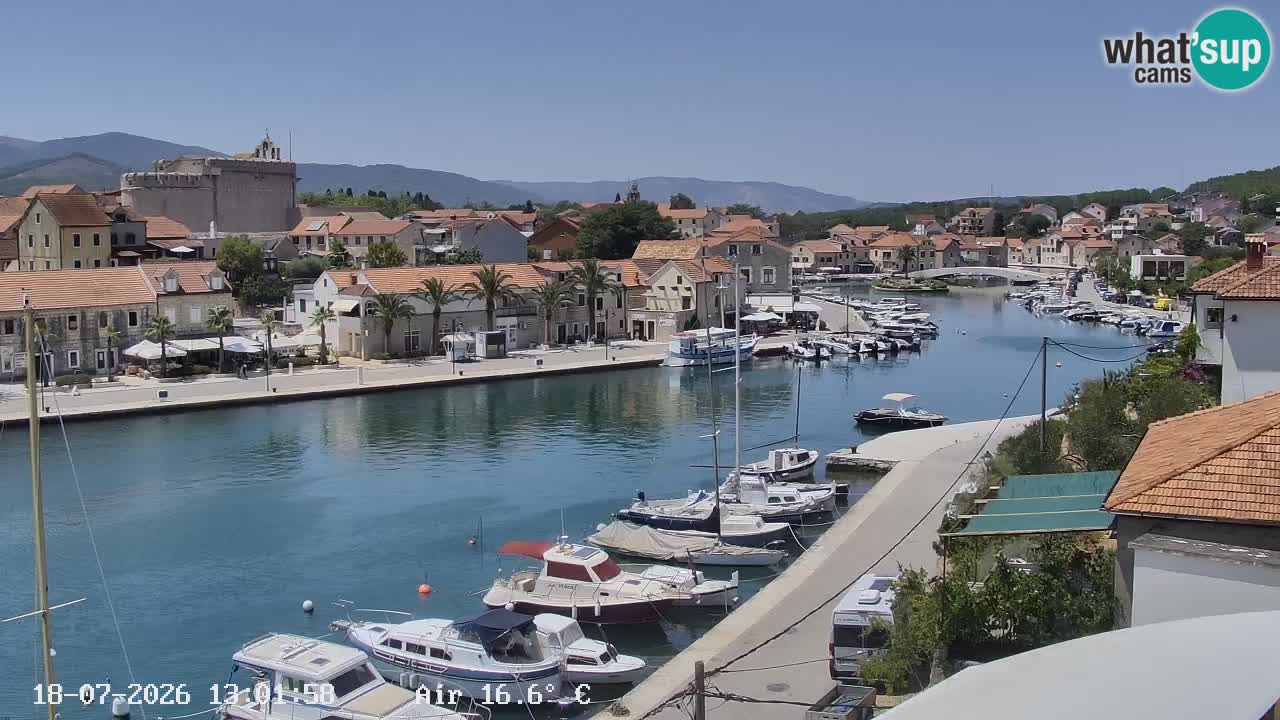 Webcam Vrboska marina | Hvar Insel | Dalmatien