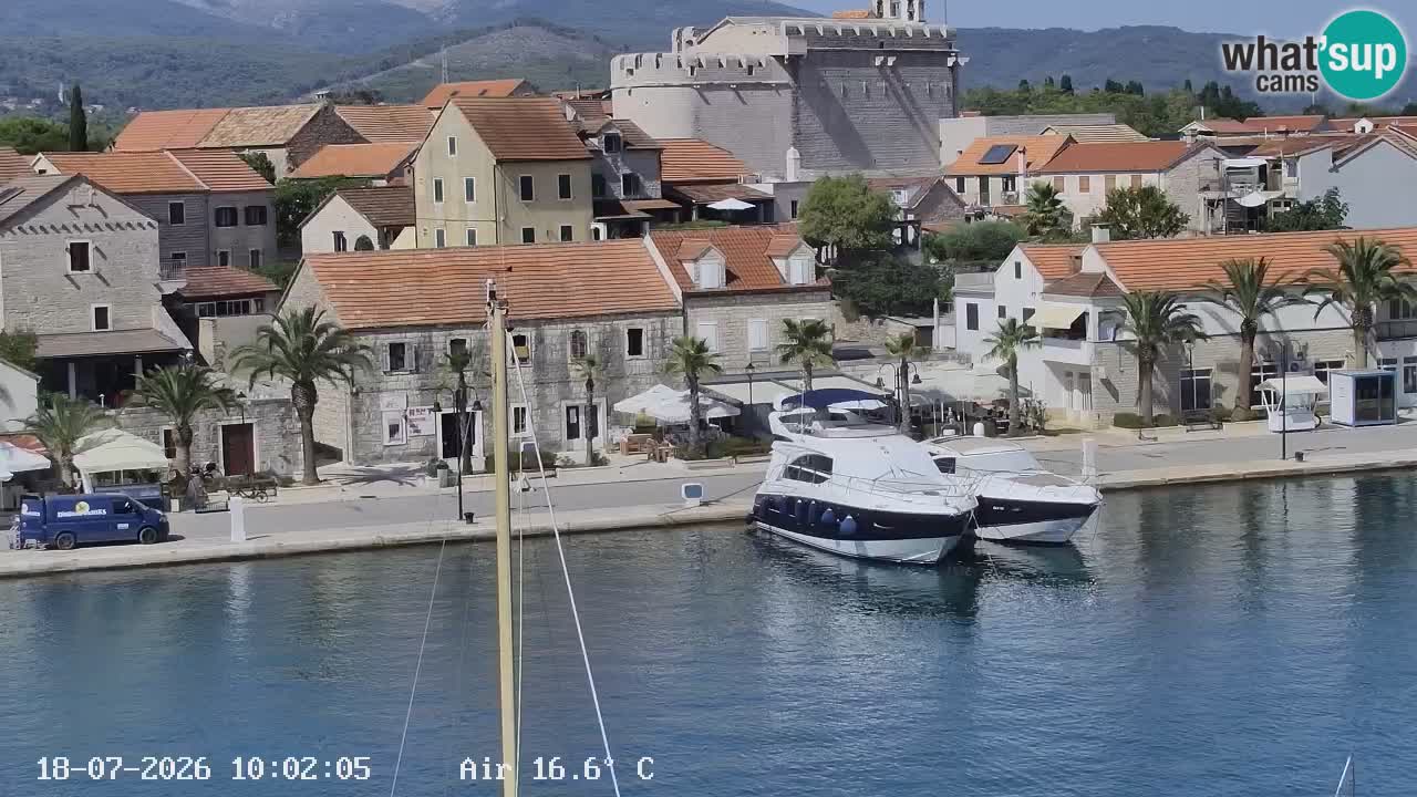 Livecam Vrboska marina | Hvar island | Dalmatia