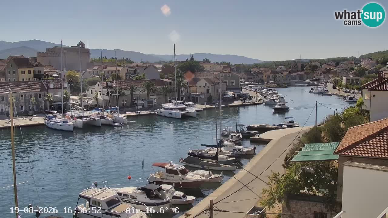 Livecam Hvar Vrboska marina | Île de Hvar | Dalmatia