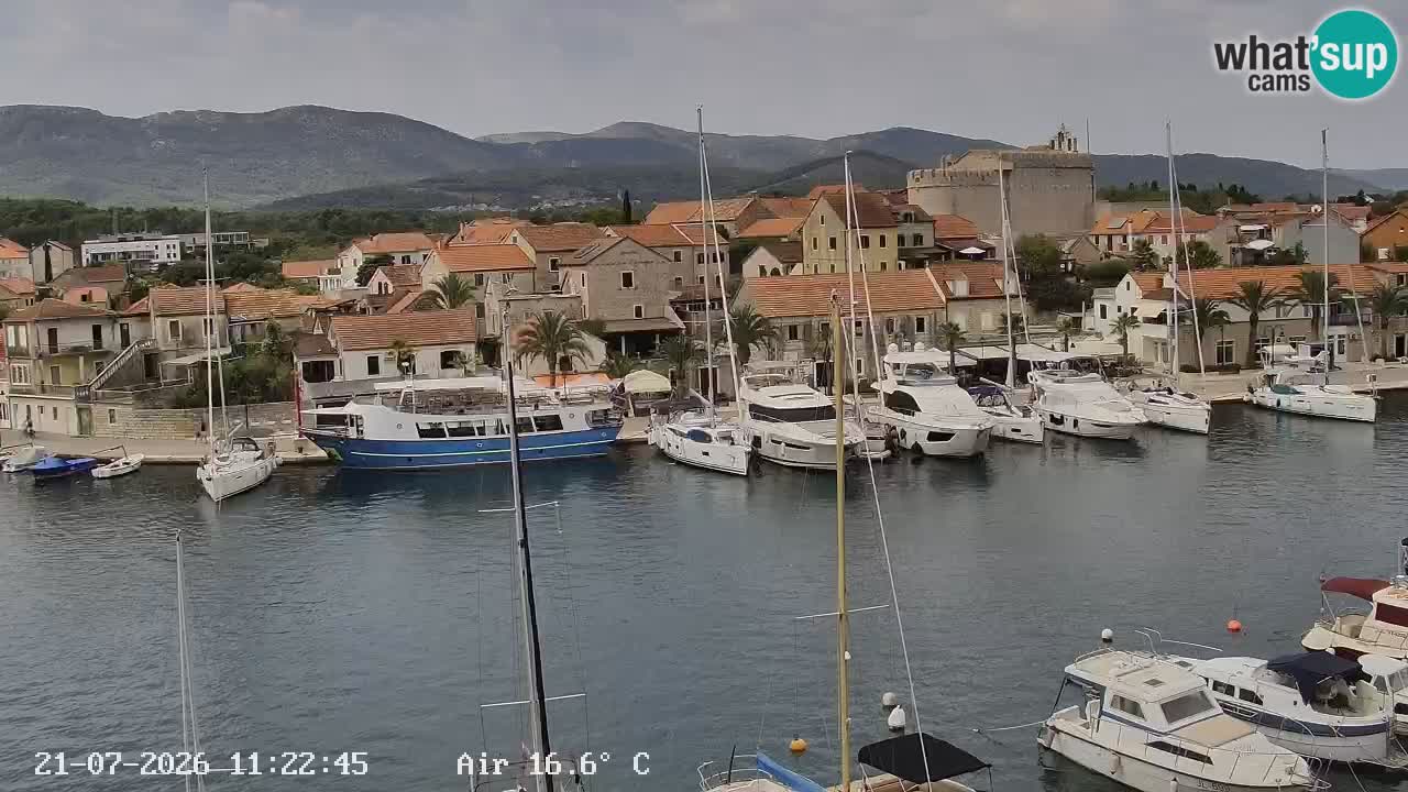 Livecam Vrboska marina | Hvar island | Dalmatia