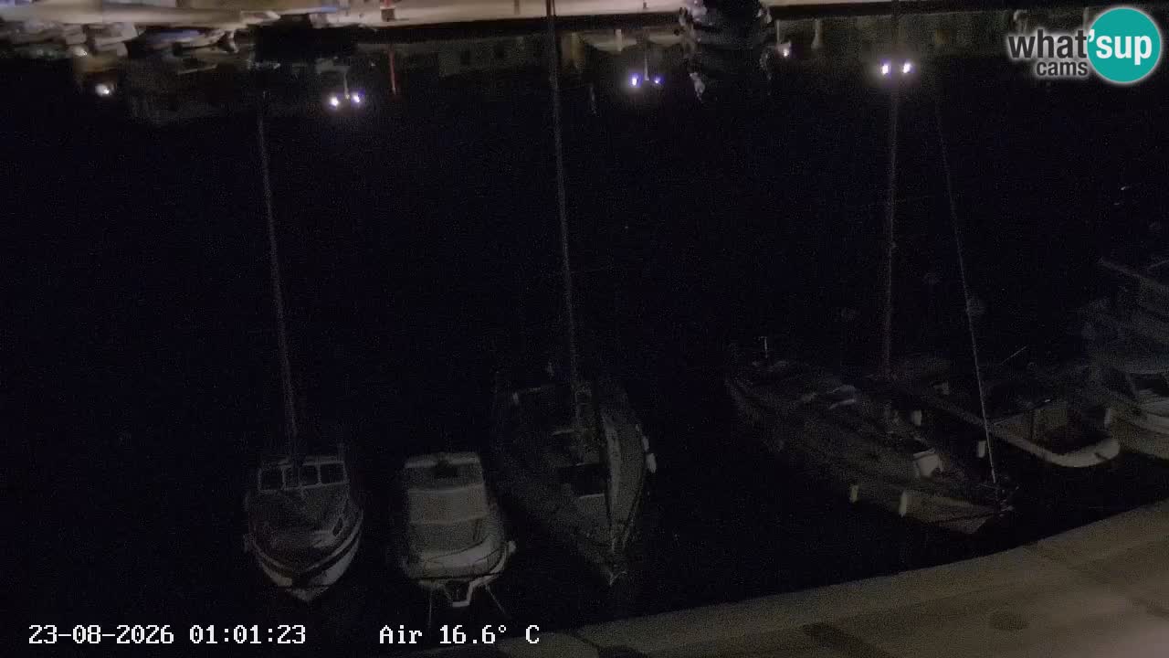 Webcam Vrboska marina | Hvar Insel | Dalmatien