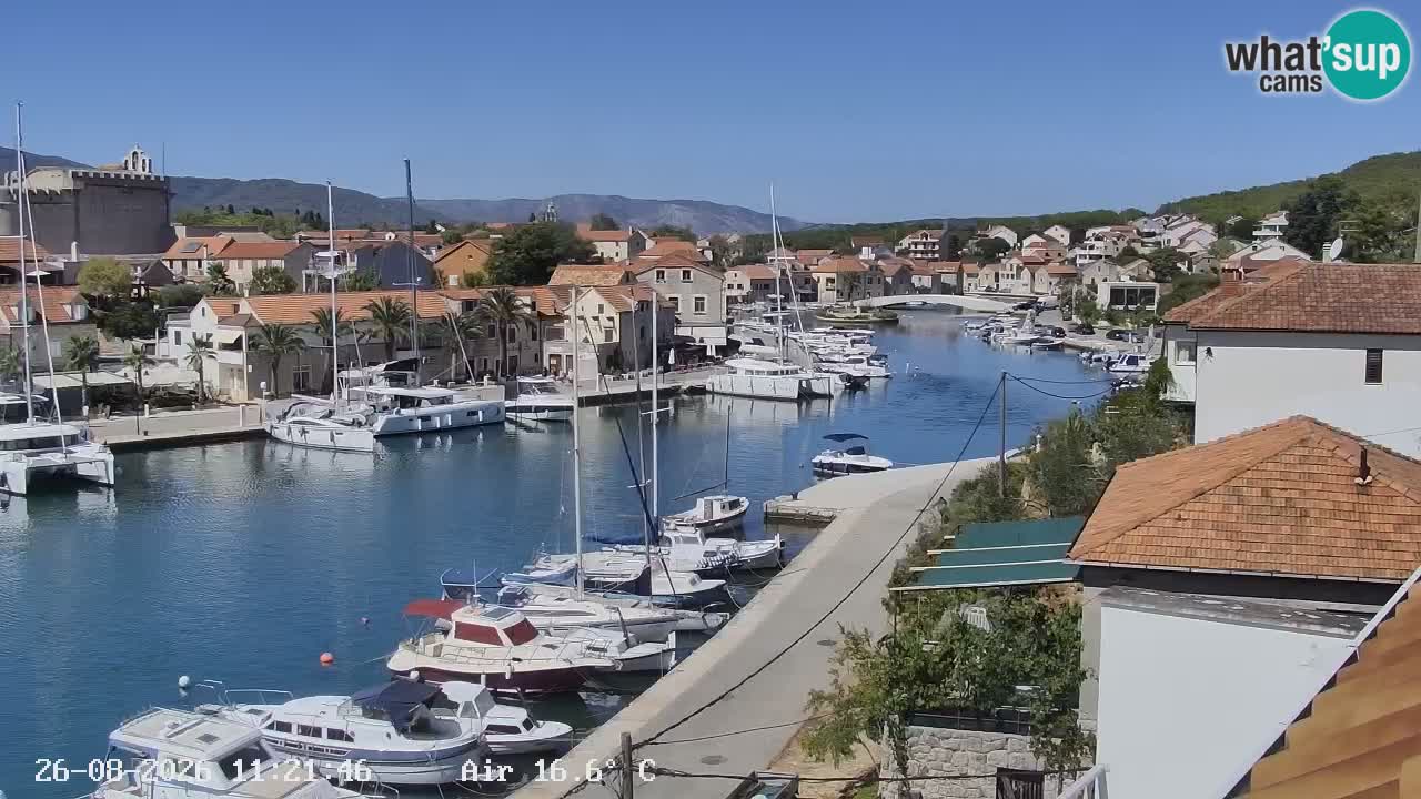 Webcam Vrboska marina | Hvar Insel | Dalmatien