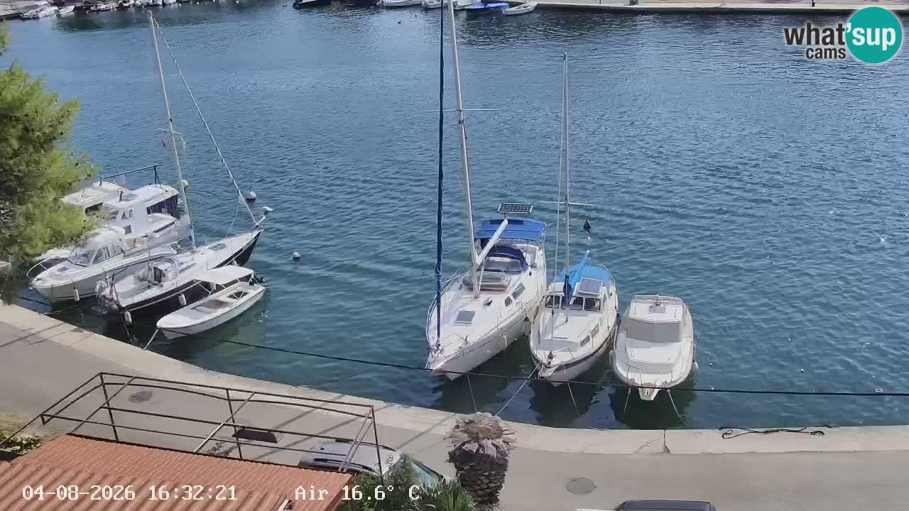 Livecam Hvar Vrboska marina | Île de Hvar | Dalmatia