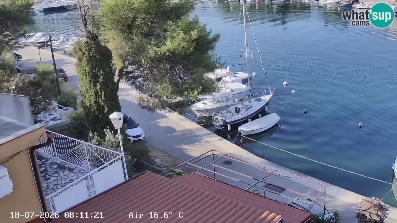 Webcam Vrboska marina | Hvar Insel | Dalmatien