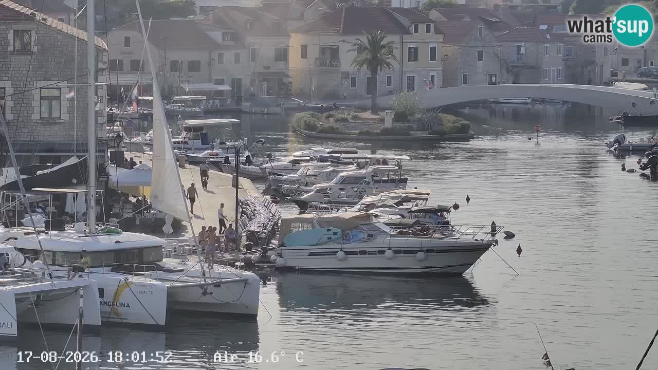 Webcam Vrboska marina | Hvar Insel | Dalmatien