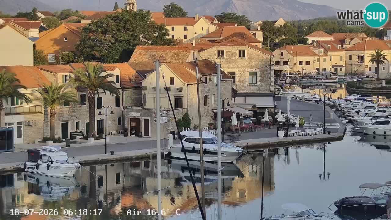 Livecam Vrboska marina | Hvar island | Dalmatia
