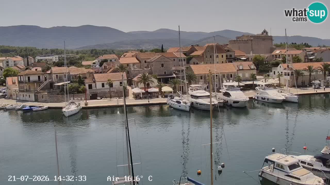 Webcam Hvar Vrboska marina | Dalmazia