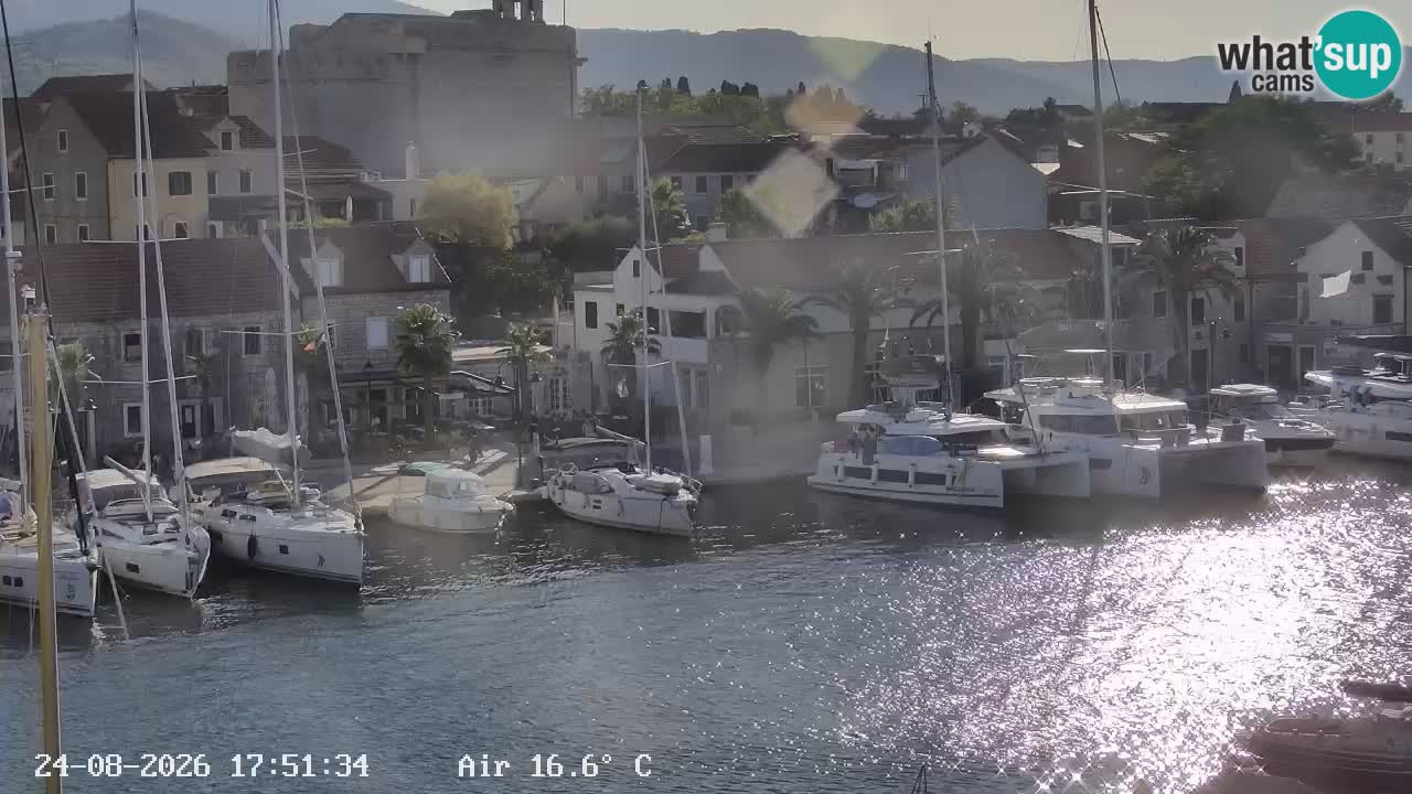 Webcam Vrboska marina | Hvar Insel | Dalmatien