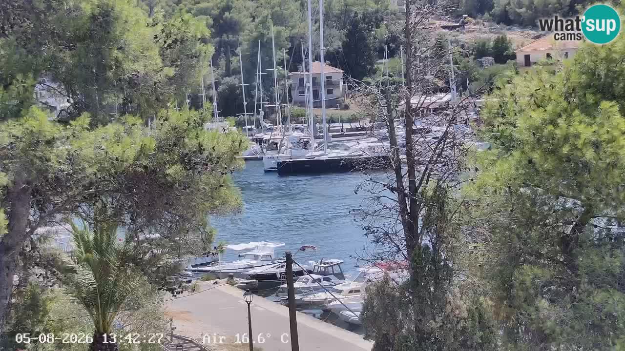 Webcam Vrboska marina | Hvar Insel | Dalmatien