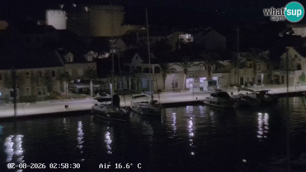 Webcam Vrboska marina | Hvar Insel | Dalmatien