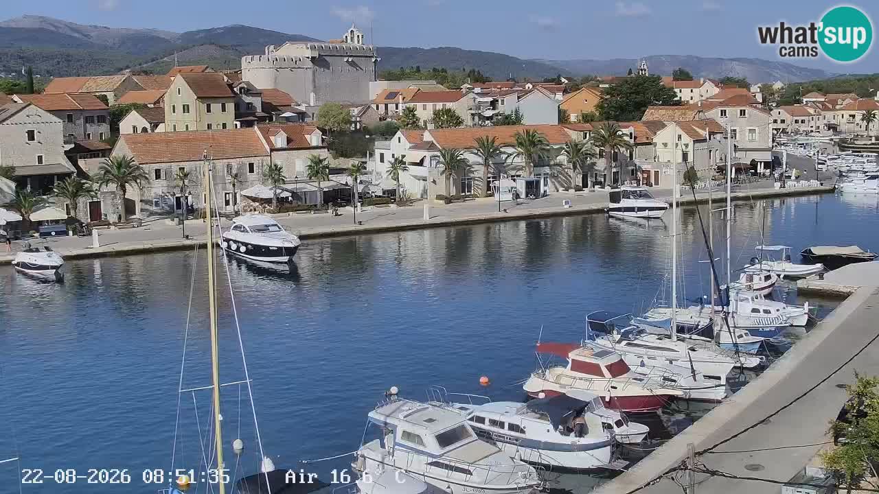 Livecam Vrboska marina | Hvar island | Dalmatia