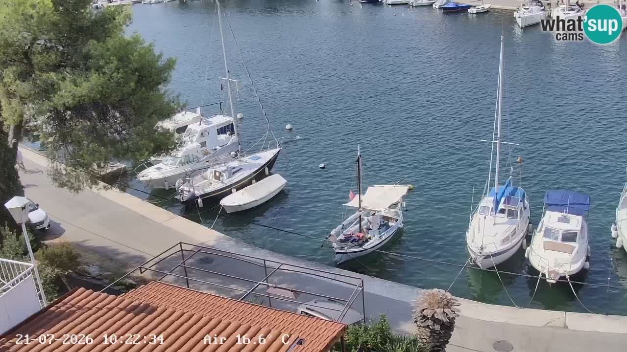 Webcam Vrboska marina | Hvar Insel | Dalmatien