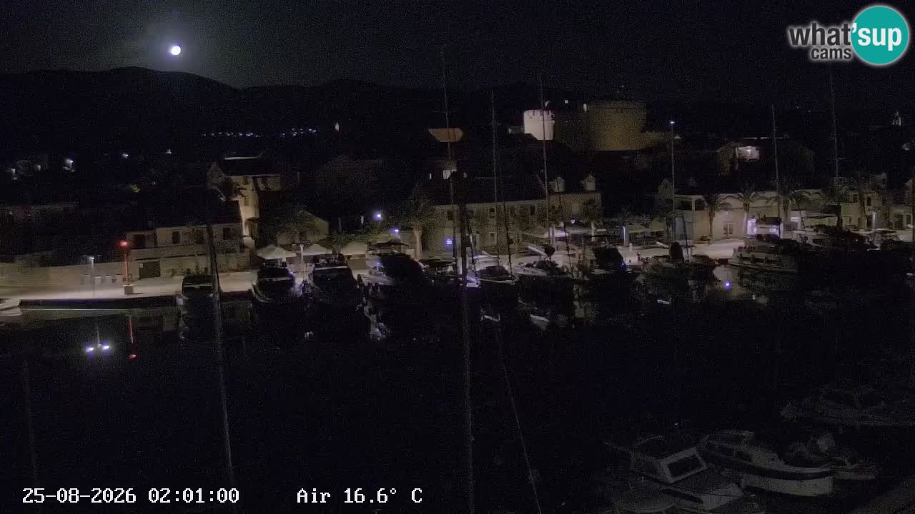 Livecam Hvar Vrboska marina | Île de Hvar | Dalmatia