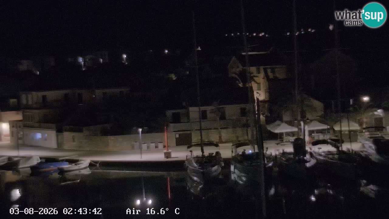 Webcam Vrboska marina | Hvar Insel | Dalmatien
