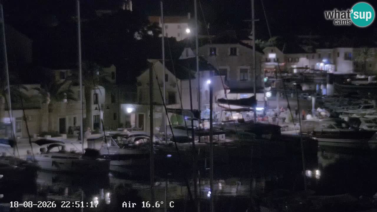 Web kamera Hvar Vrboska marina | otok Hvar | Dalmacija
