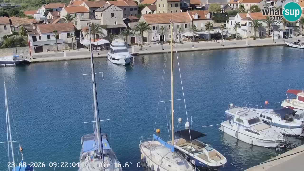 Livecam Hvar Vrboska marina | Île de Hvar | Dalmatia