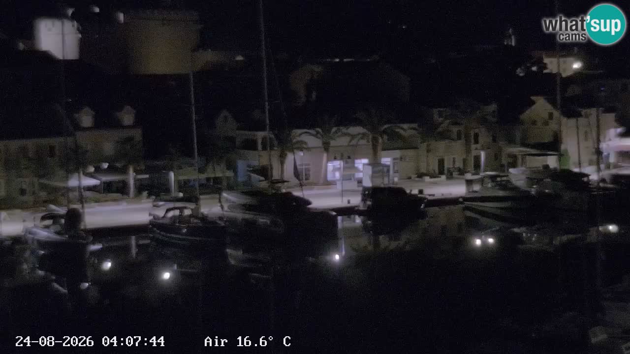 Livecam Hvar Vrboska marina | Île de Hvar | Dalmatia