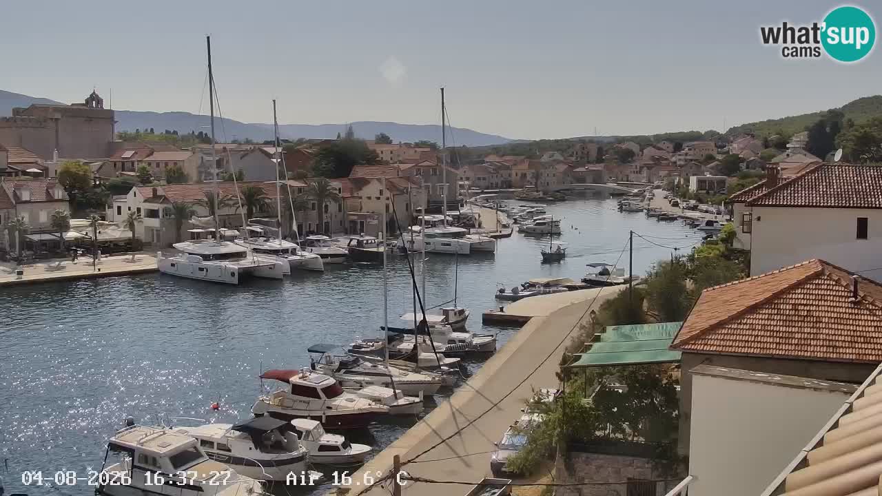 Livecam Hvar Vrboska marina | Île de Hvar | Dalmatia