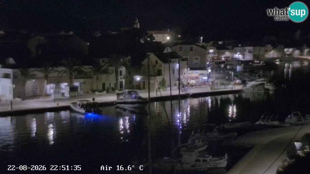 Webcam Vrboska marina | Hvar Insel | Dalmatien