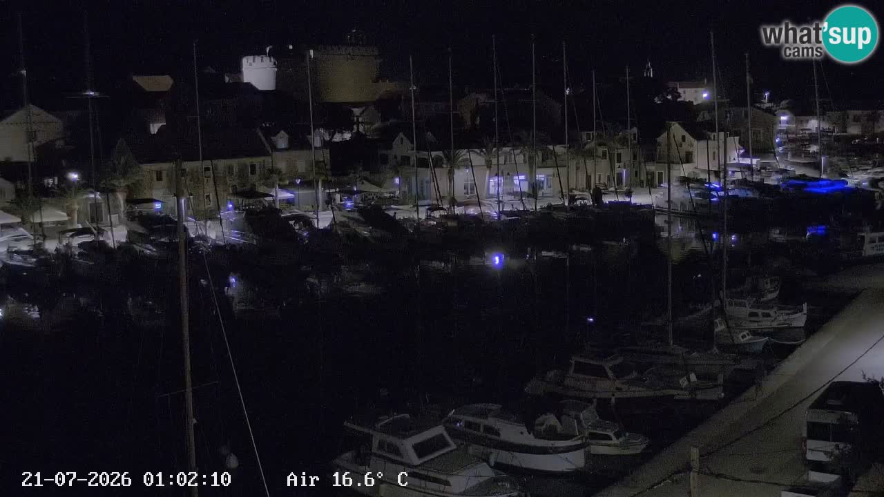 Livecam Hvar Vrboska marina | Île de Hvar | Dalmatia