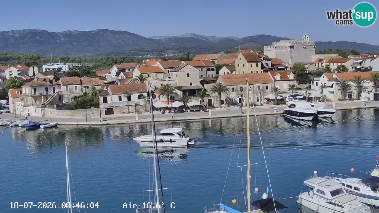 Livecam Vrboska marina | Hvar island | Dalmatia