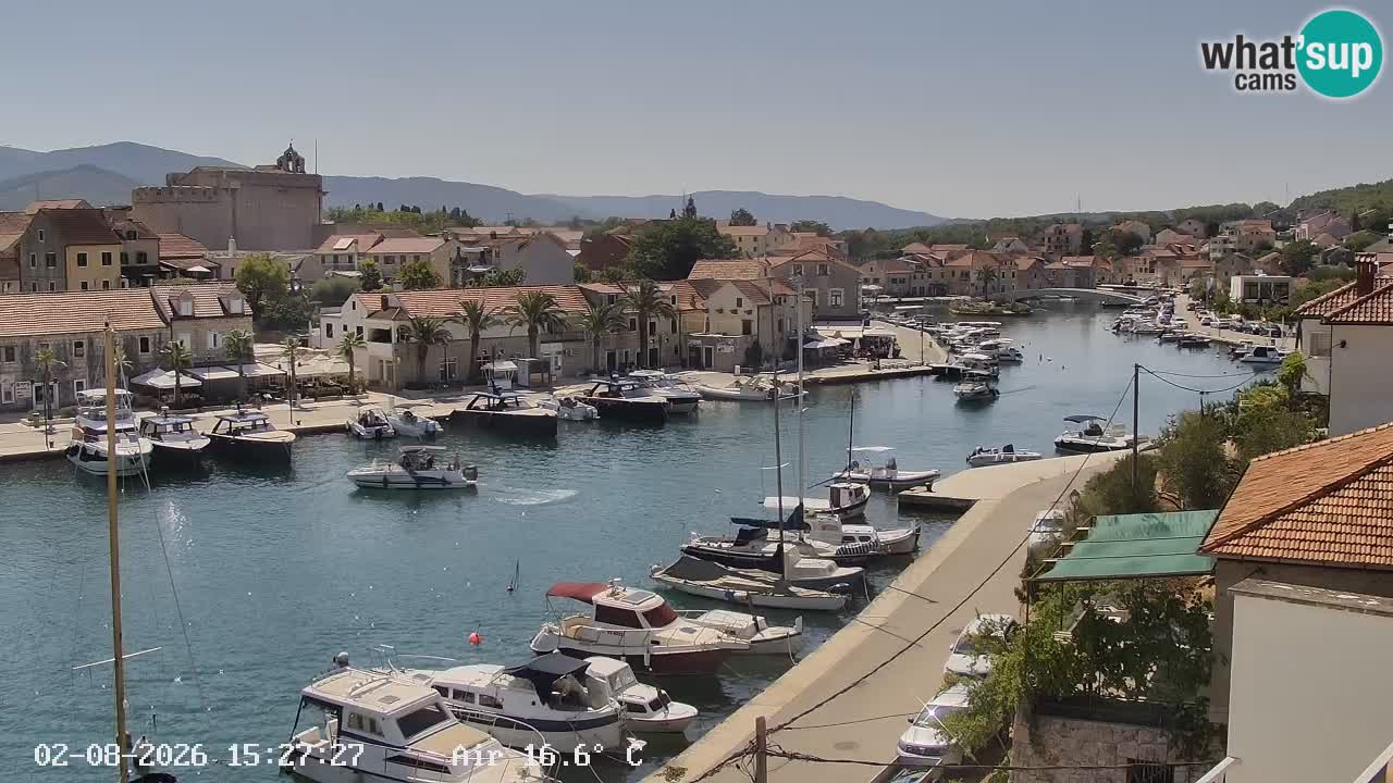 Livecam Hvar Vrboska marina | Île de Hvar | Dalmatia