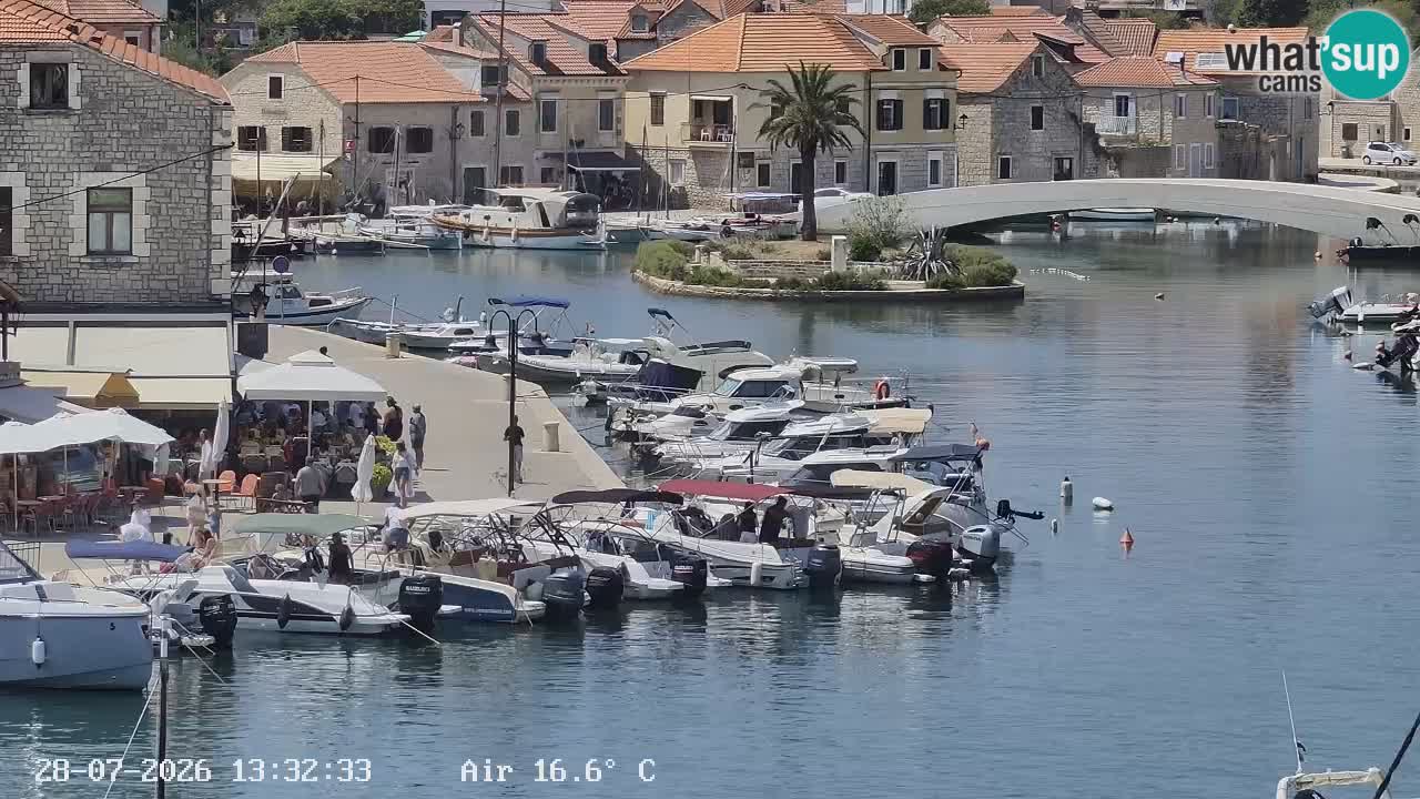 Livecam Hvar Vrboska marina | Île de Hvar | Dalmatia