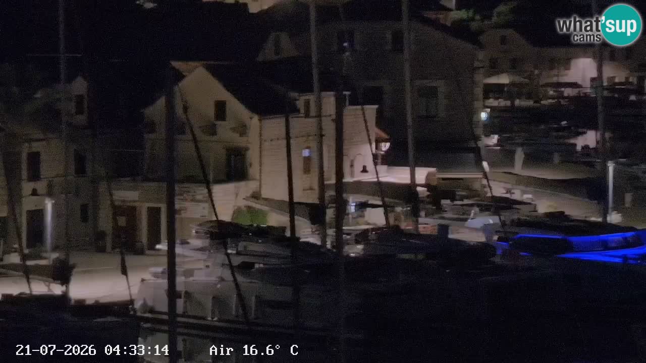 Webcam Vrboska marina | Hvar Insel | Dalmatien