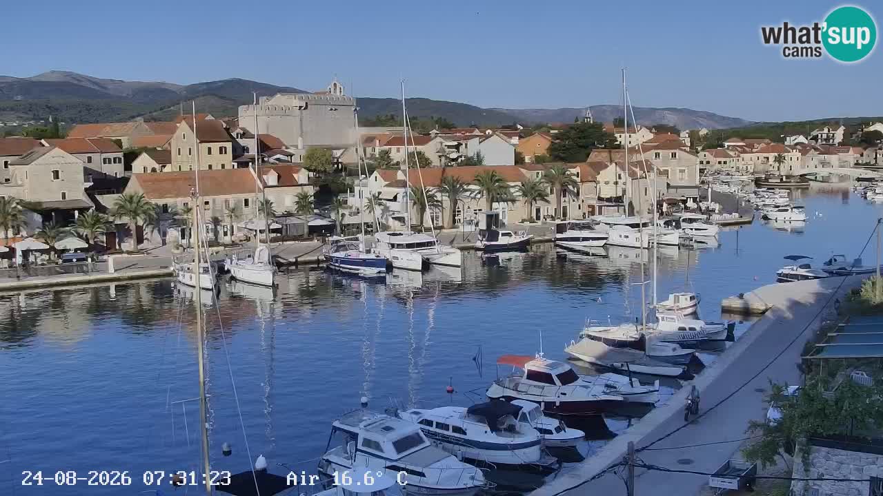 Webcam Hvar Vrboska marina | Dalmazia